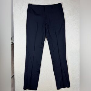 Bonobos 100% Wool 35W 35L Classic Straight Fit Men's Dark Navy Dress Pants